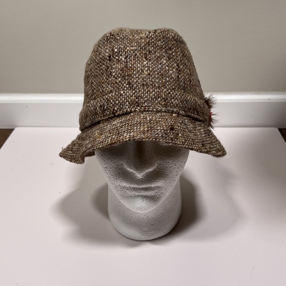 Irish Tweed By Johnathan Richard Walking Hat Men's Medium Brown Multicolor - Picture 1 of 10